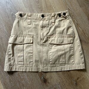 Universal Threads Women's Tan Cargo Skirt
